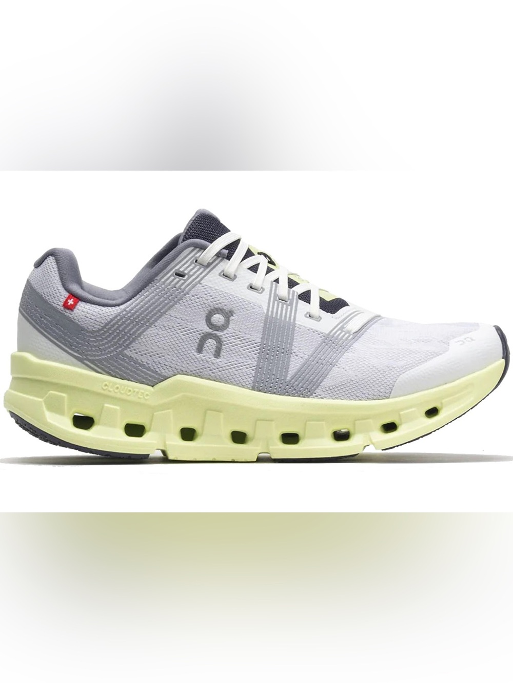 On Running Cloudgo Frost Hay lace up running sneakers size 6.5 EUC women’s